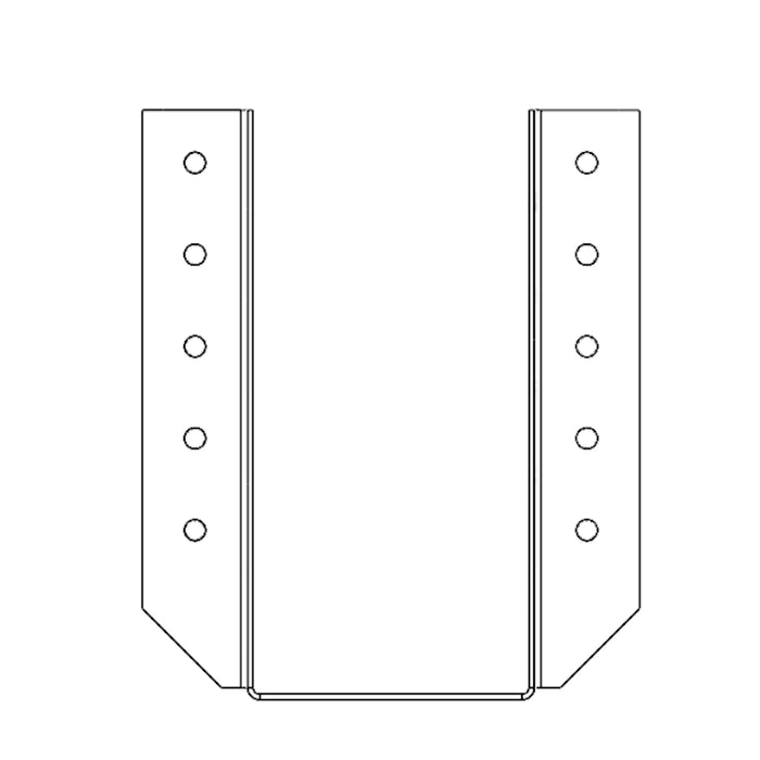 5.5"x11" Joist Hanger (2D)