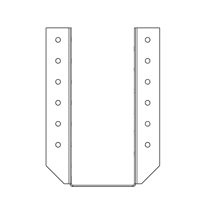 5.5"x13" Joist Hanger (2D)