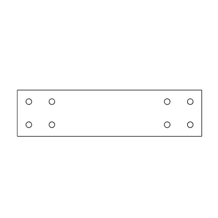 Industrial Style 4x4 Straight Bracket (2D)