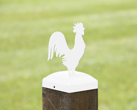 6X6 Rooster Post Cap (5.5 x 5.5 Post Size) - Madison Iron and Wood