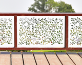 80"x30" - Wind Blown Leaves Fence/Gate Panel Insert