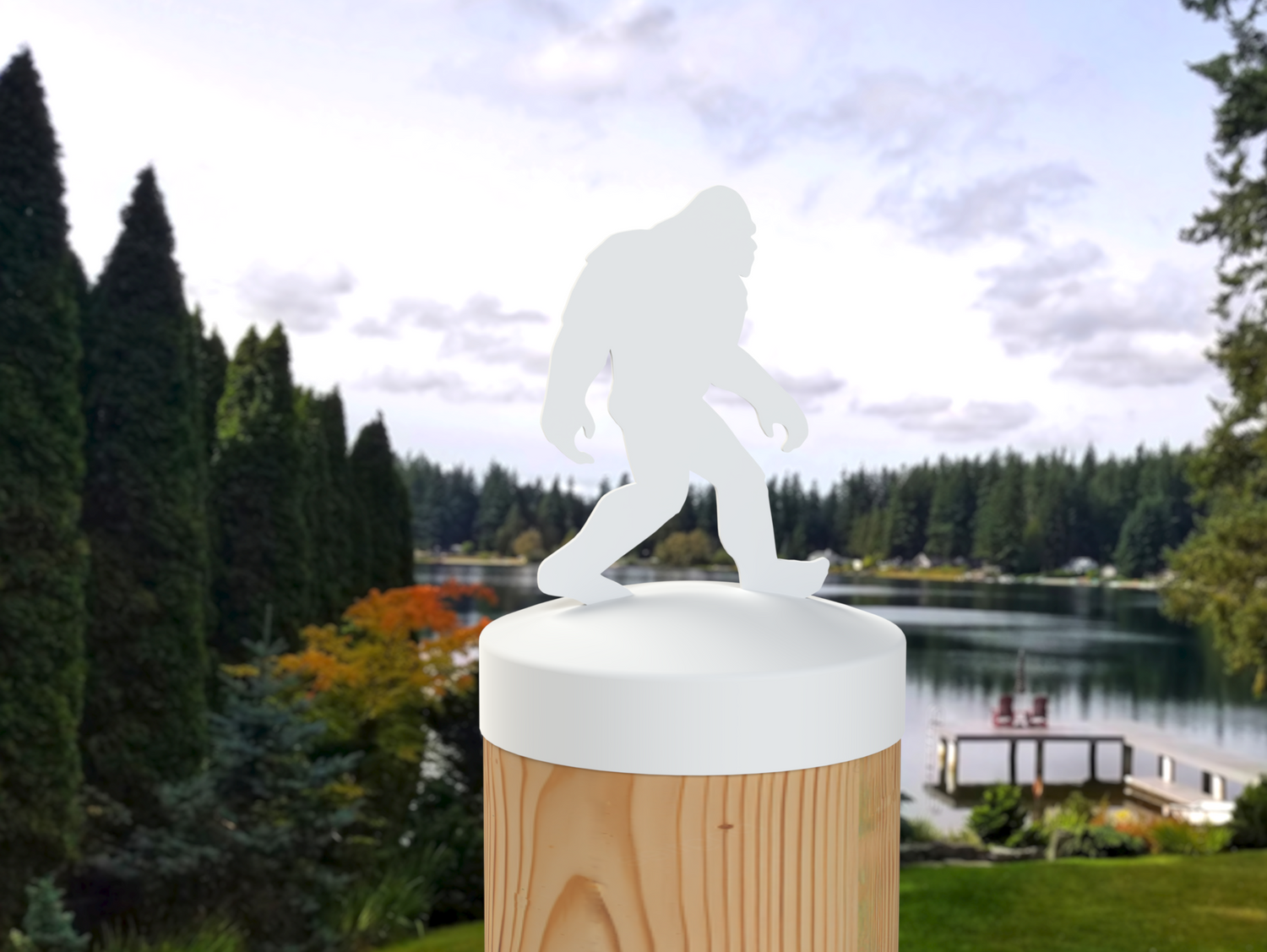 Bigfoot, Round Post Cap (4x4 Round Post Size) - Madison Iron and Wood