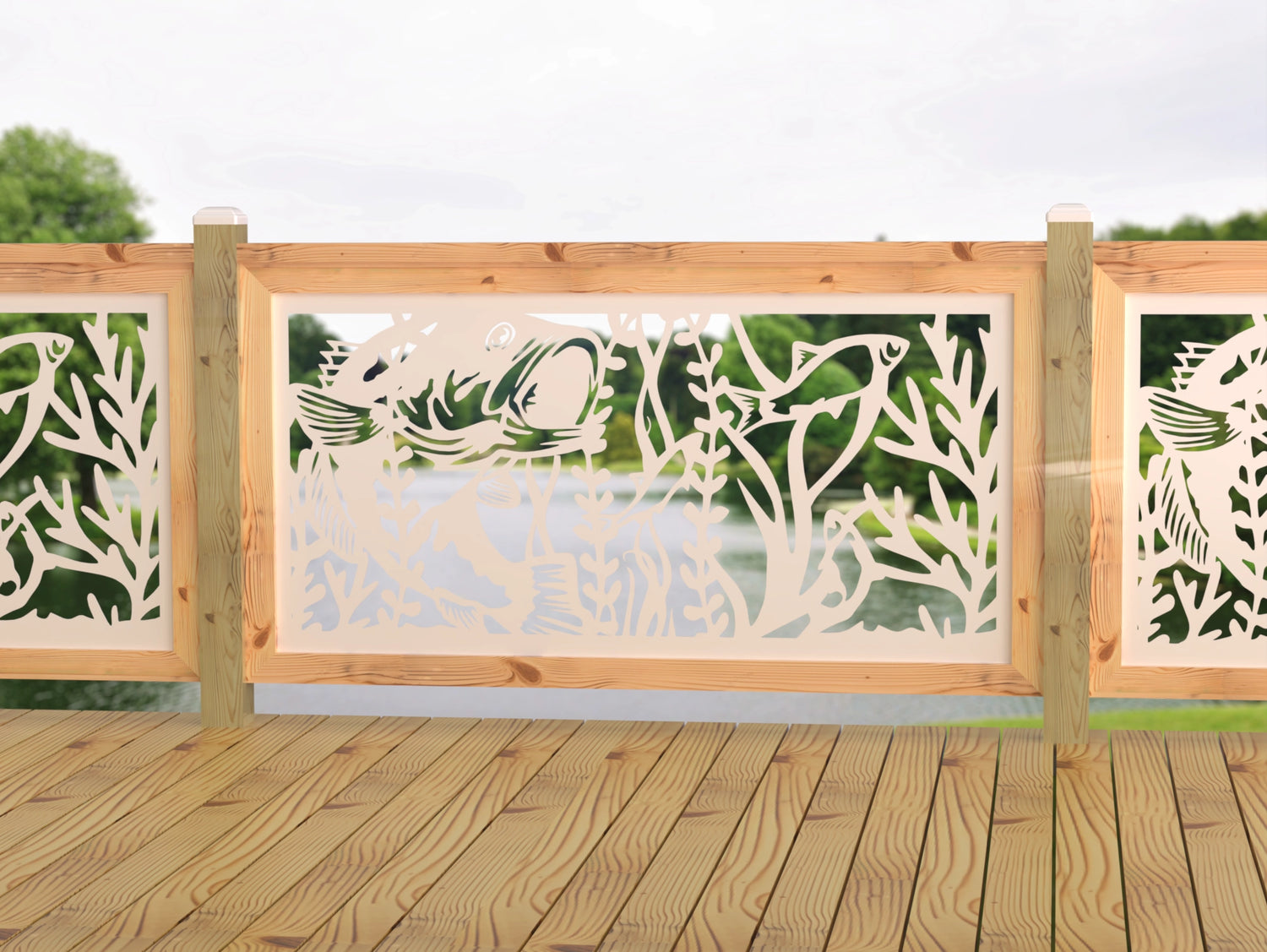 Bass Pond Railing Panel Insert