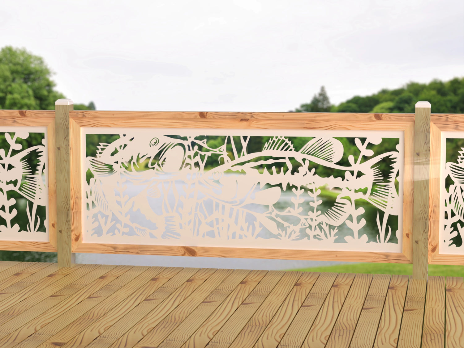 Bass Pond Railing Panel Insert