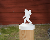 Bigfoot Middle Finger, Round Post Cap (4x4 Round Post Size) - Madison Iron and Wood