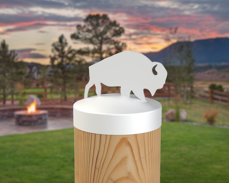 Buffalo, Round Post Cap (4x4 Round Post Size) - Madison Iron and Wood