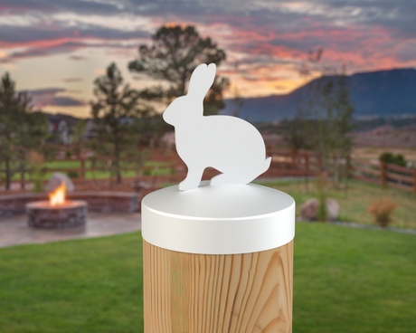 Bunny, Round Post Cap (4x4 Round Post Size) - Madison Iron and Wood