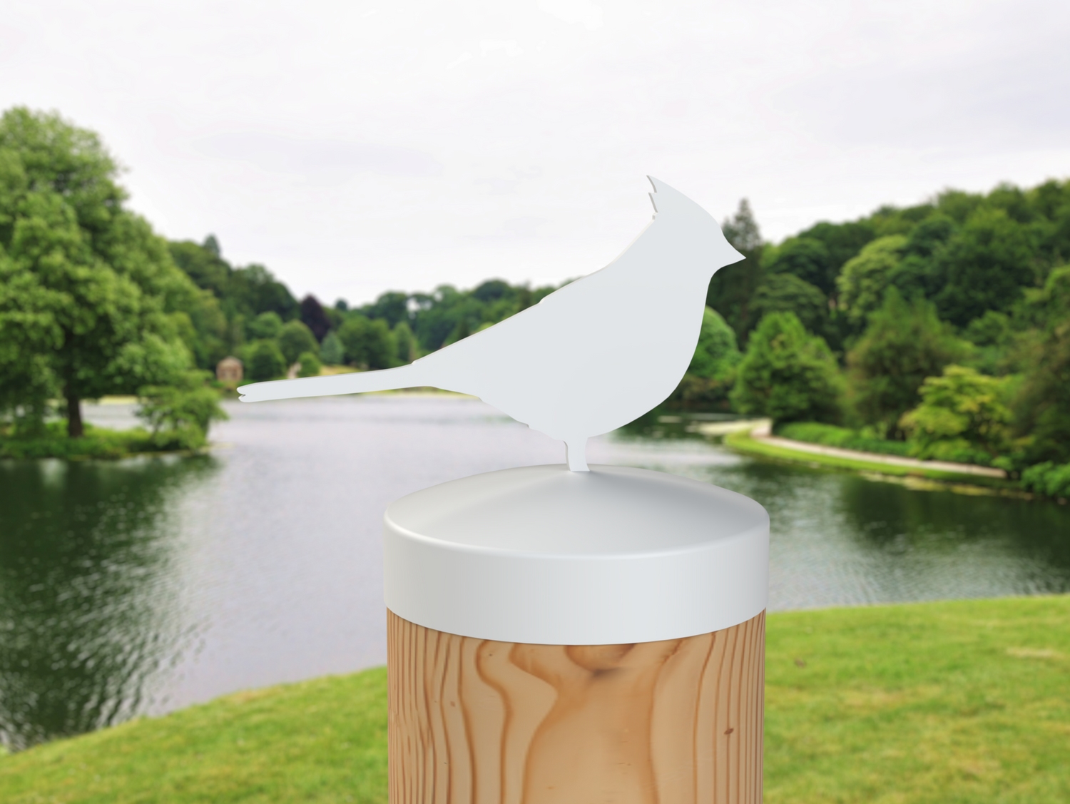 Cardinal, Round Post Cap (4x4 Round Post Size) - Madison Iron and Wood