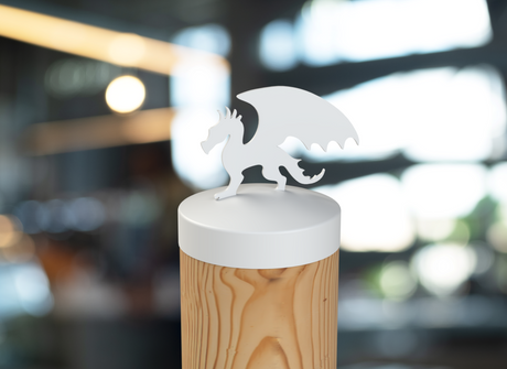 Dragon, Round Post Cap (4x4 Round Post Size) - Madison Iron and Wood