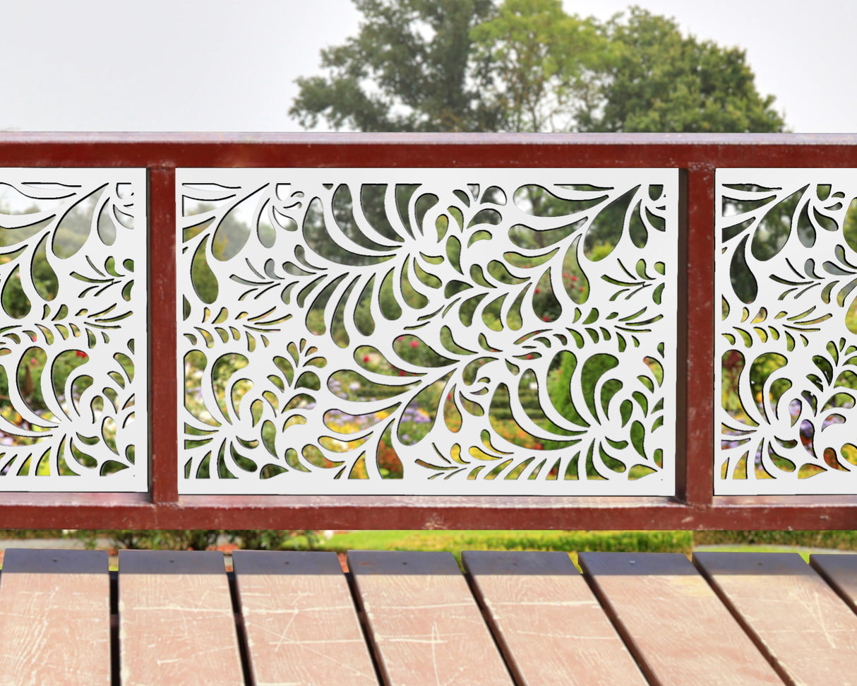 Budding Leaf Pattern Fence/Gate Panel Insert