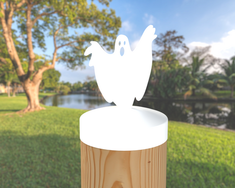Ghost, Round Post Cap (4x4 Round Post Size) - Madison Iron and Wood