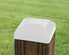 4x4 Heavy Duty Domed Steel Post Cap (3.5 x 3.5 Post Size)