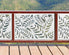 Budding Palm Leaf Pattern Fence/Gate Panel Insert