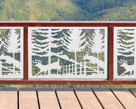 Deer Landscape Fence/Gate Panel Insert