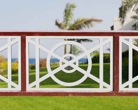 Modern Nautical Design Fence/Gate Panel Insert