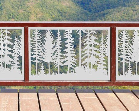 Forest Landscape Fence/Gate Panel Insert