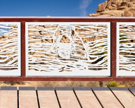 80"x30" - Arches National Park Fence/Gate Panel Insert - Madison Iron and Wood