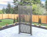 Wavey Design Privacy Panel - Madison Iron and Wood