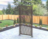 Wavey Design Privacy Panel - Madison Iron and Wood