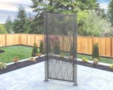 Wavey Design Privacy Panel - Madison Iron and Wood