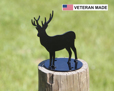 Deer Post Top For Round Wood Fence Post