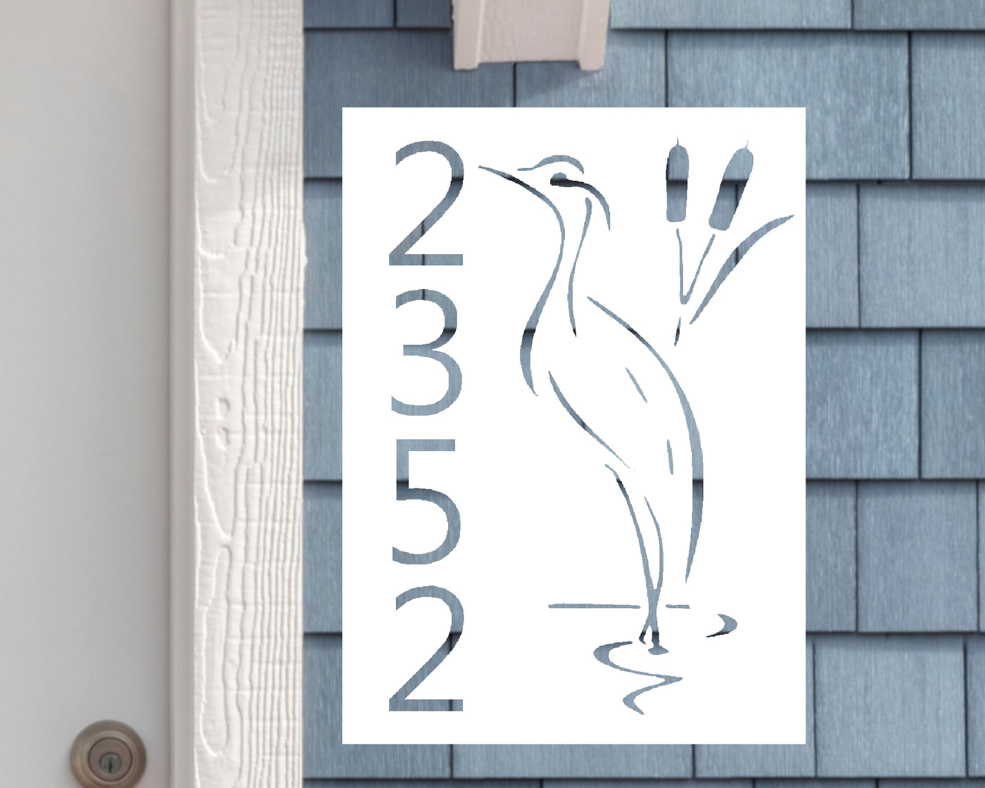Crane Address Sign