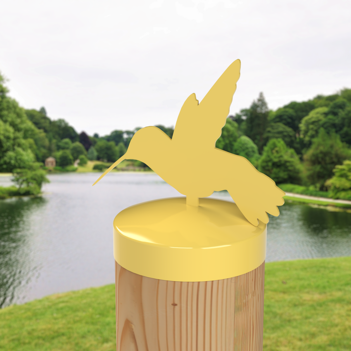 Hummingbird, Round Post Cap - 4