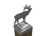 Elk Fence Post Cap (Multiple Post Sizes Available) - Madison Iron and Wood