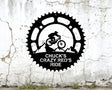 Mountain Bike Personalized Metal Sign - Madison Iron and Wood