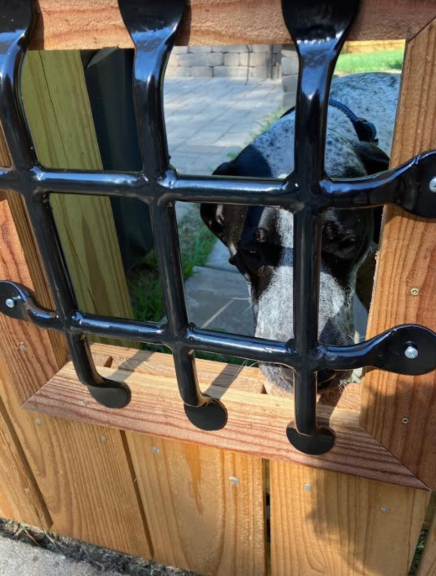 Distressed Iron Speak Easy for Wood Doors or Gates