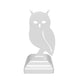 Capuchon de poteau de clôture en forme de hibou 4x4 (taille de poteau 3,5 x 3,5)