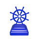 Ship Wheel Post Cap (Multiple Post Sizes Available)