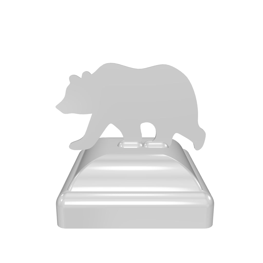 Capuchon de poteau de marche ours 4x4 (taille de poteau 3,5 x 3,5)