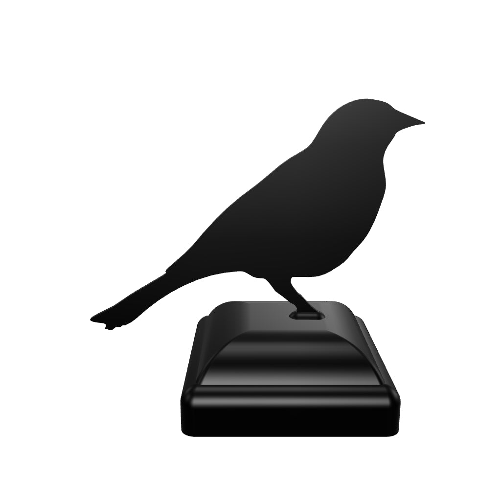 Capuchon de poteau d'oiseau chanteur 4X4 (taille de poteau 3,5 x 3,5)