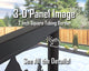 Deer and Bear Wildlife Landscape Railing Panel Insert