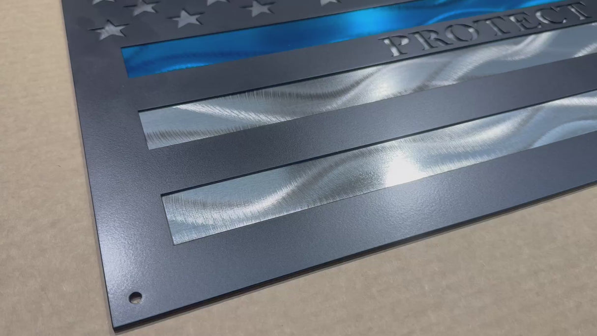 Blue Line American Flag - Multilayer - Other line colors available