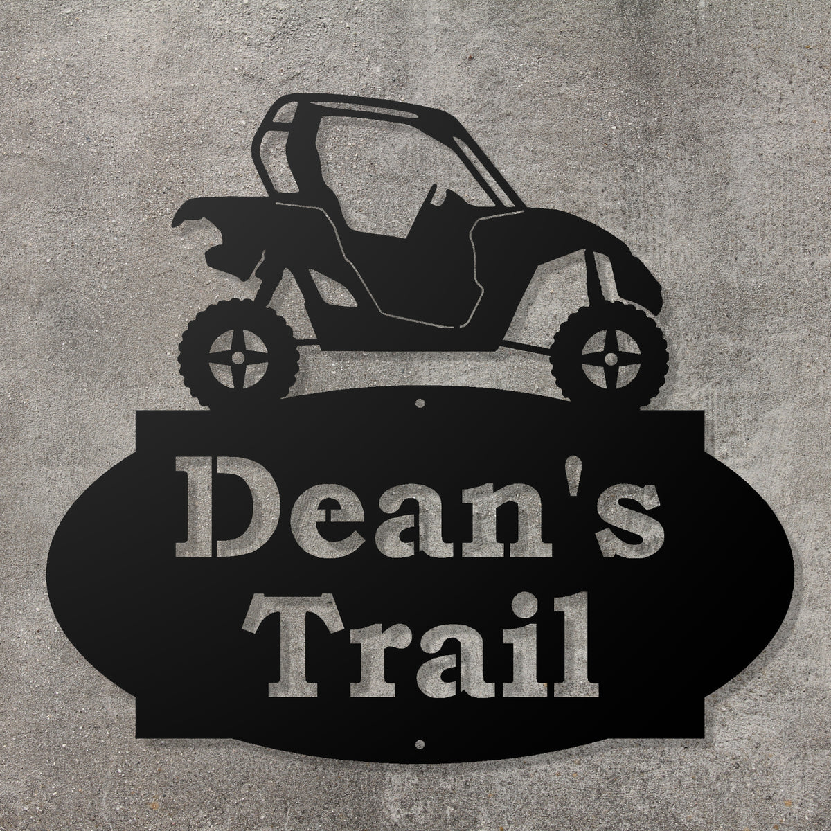 UTV Personalized sign, Metal Trail Sign, Custom RZR Sign, Gift for Him ...