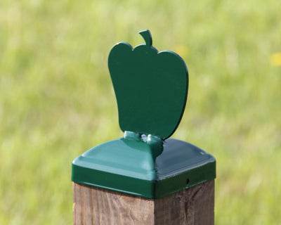 4x4 Pepper Post Cap - Madison Iron and Wood - Post Cap - metal outdoor decor - Steel deocrations - american made products - veteran owned business products - fencing decorations - fencing supplies - custom wall decorations - personalized wall signs - steel - decorative post caps - steel post caps - metal post caps - brackets - structural brackets - home improvement - mothers day - mothers day gift - mothers day ideas - summer decor - spring decor- spring yard decor - summer yard decor