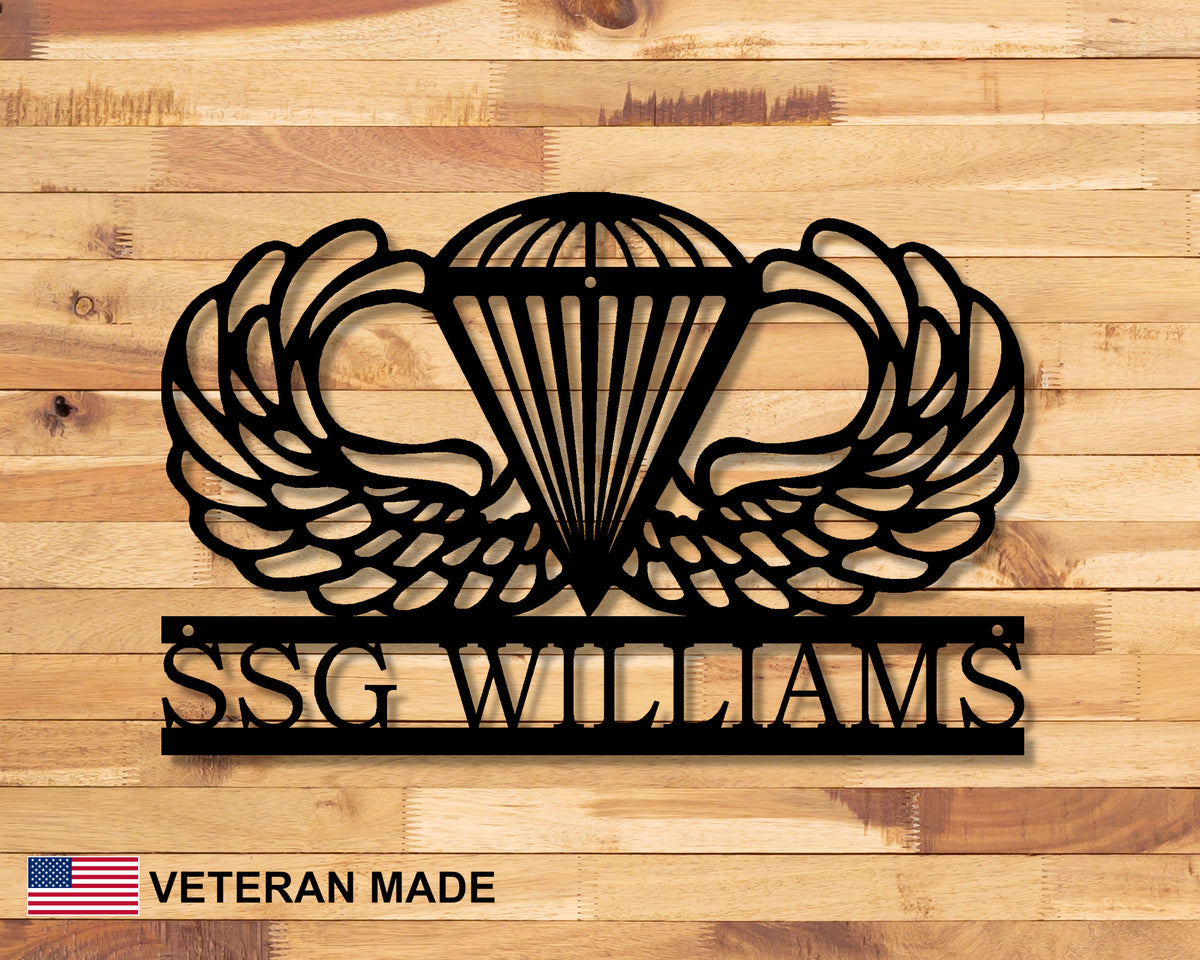 Custom Metal Military Signs - Madison Iron and Wood