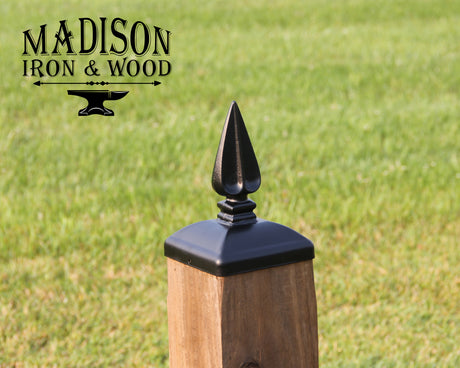 Madison Iron and wood – Metal Décor – Home Improvement – Home décor – Post Caps – Outdoor Décor