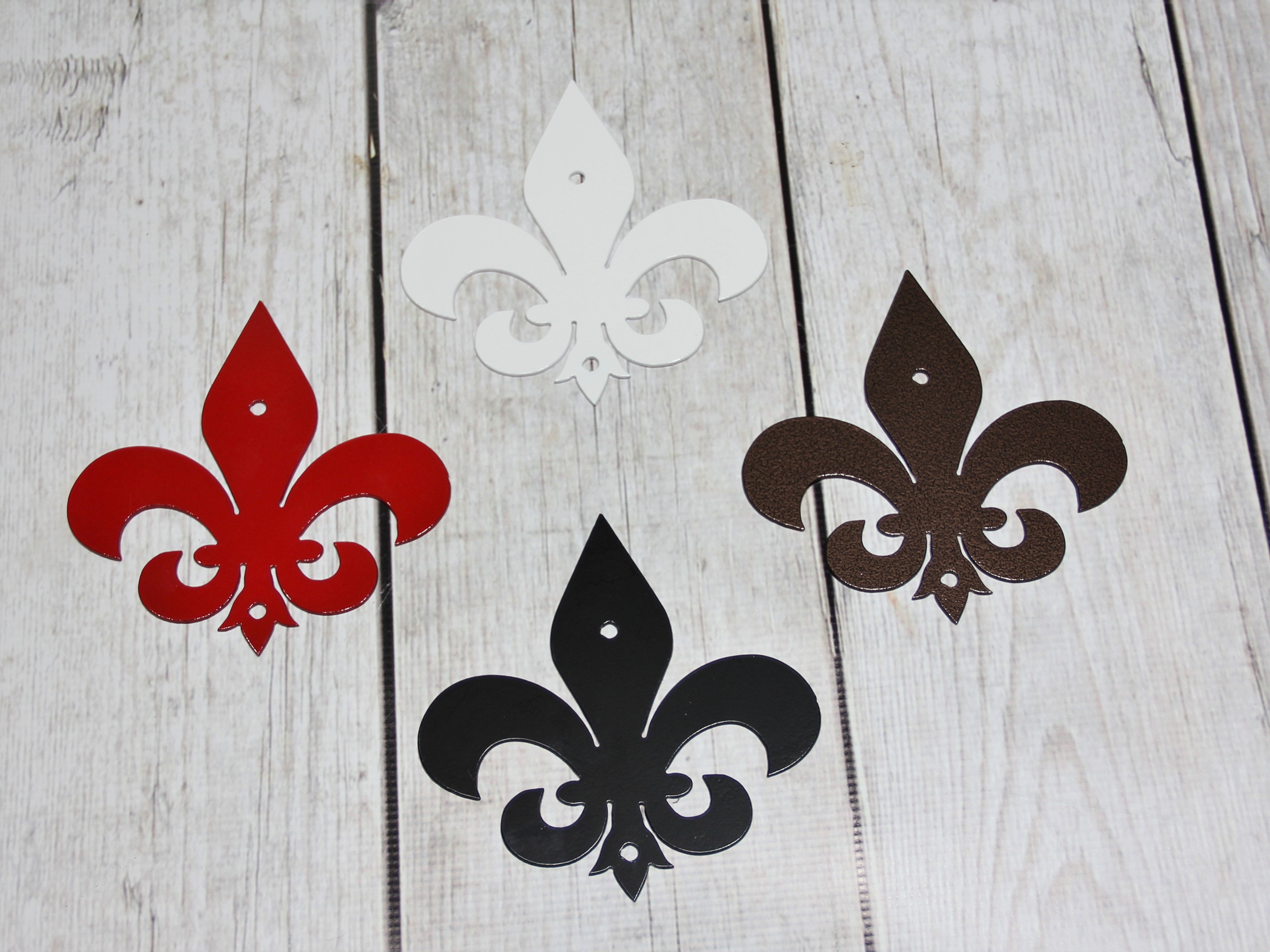 Fleur De Lis Wood/Metal high quality Wall Decor