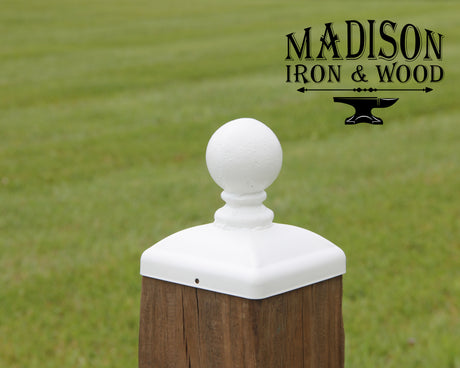 Madison Iron and wood – Metal Décor – Home Improvement – Home décor – Post Caps – Outdoor Décor