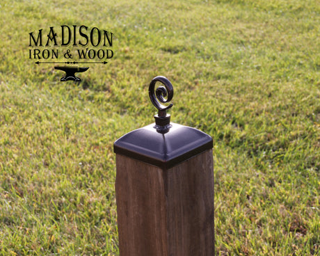 Madison Iron and wood – Metal Décor – Home Improvement – Home décor – Post Caps – Outdoor Décor