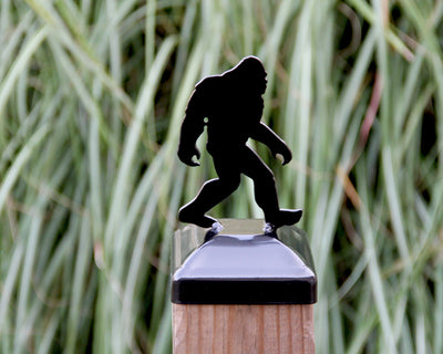 4x4 Big Foot Post Cap - Madison Iron and Wood - Post Cap - metal outdoor decor - Steel deocrations - american made products - veteran owned business products - fencing decorations - fencing supplies - custom wall decorations - personalized wall signs - steel - decorative post caps - steel post caps - metal post caps - brackets - structural brackets - home improvement - easter - easter decorations - easter gift - easter yard decor