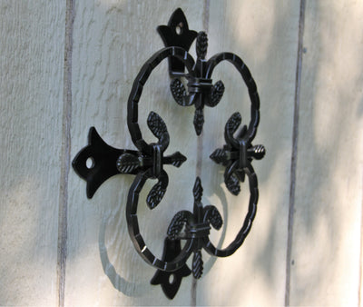 Small Bolognese Speak Easy / Window for Wood Doors or Gates - Madison Iron and Wood - Speak Easy - metal outdoor decor - Steel deocrations - american made products - veteran owned business products - fencing decorations - fencing supplies - custom wall decorations - personalized wall signs - steel - decorative post caps - steel post caps - metal post caps - brackets - structural brackets - home improvement - easter - easter decorations - easter gift - easter yard decor