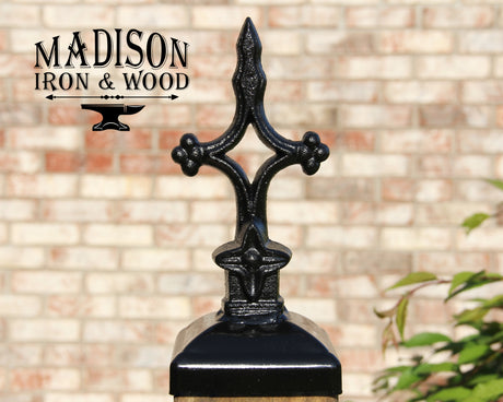 Madison Iron and wood – Metal Décor – Home Improvement – Home décor – Post Caps – Outdoor Décor