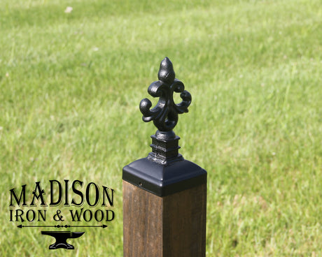 Madison Iron and wood – Metal Décor – Home Improvement – Home décor – Post Caps – Outdoor Décor