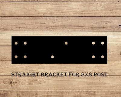 Brackets for 8x8 Dimensional Lumber - Madison Iron and Wood - Brackets - metal outdoor decor - Steel deocrations - american made products - veteran owned business products - fencing decorations - fencing supplies - custom wall decorations - personalized wall signs - steel - decorative post caps - steel post caps - metal post caps - brackets - structural brackets - home improvement - easter - easter decorations - easter gift - easter yard decor