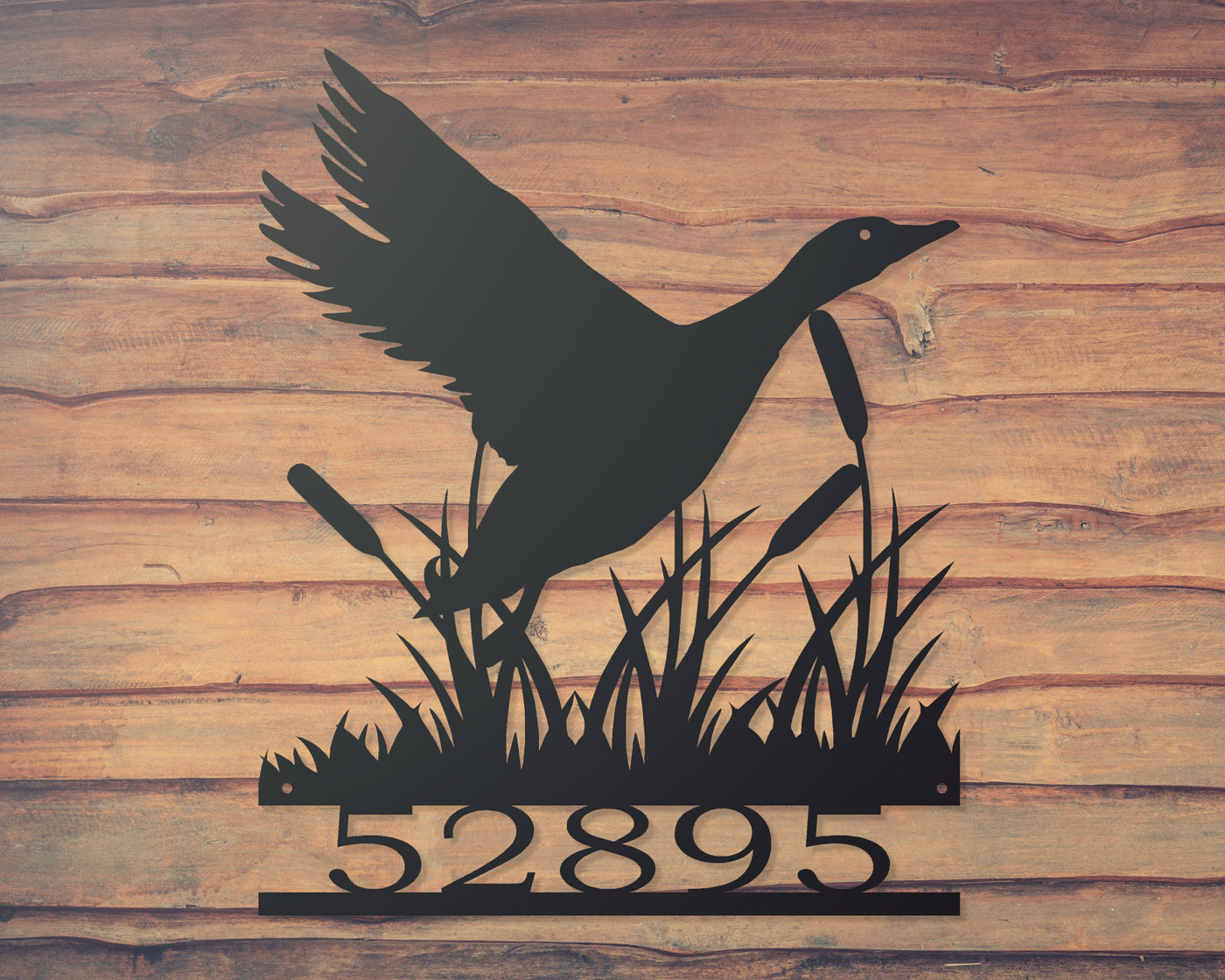 Personalized Duck Metal Sign - Madison Iron and Wood - Metal Art - metal outdoor decor - Steel deocrations - american made products - veteran owned business products - fencing decorations - fencing supplies - custom wall decorations - personalized wall signs - steel - decorative post caps - steel post caps - metal post caps - brackets - structural brackets - home improvement - easter - easter decorations - easter gift - easter yard decor