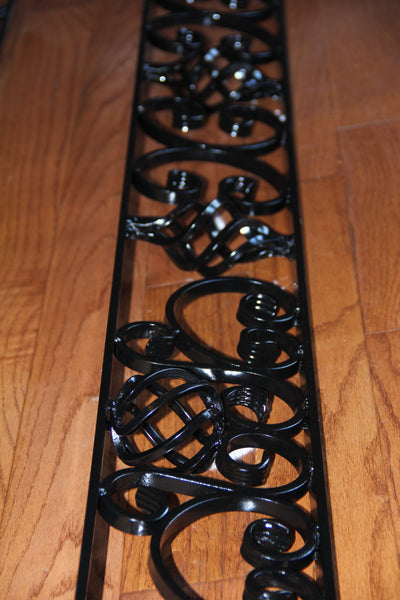 Bed Headboard Insert and Bed Post Knobs - Madison Iron and Wood - custom order - metal outdoor decor - Steel deocrations - american made products - veteran owned business products - fencing decorations - fencing supplies - custom wall decorations - personalized wall signs - steel - decorative post caps - steel post caps - metal post caps - brackets - structural brackets - home improvement - easter - easter decorations - easter gift - easter yard decor